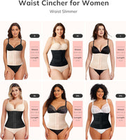 LODAY Segmented Waist Trainer for Women Corset Shapewear Waist Cincher Tummy Control Body Shaper
