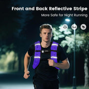 Weighted Vest for Woman Men,6lb/8lb/12lb/16lb/20Lb/25lb Weight Vest with Reflective Stripe Adjustable Buckle Strap Back Pocket Workout Strength Training Walking Jogging Running