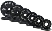 Olympic Cast Iron Plate for Strength Training and Weightlifting, Pairs, Sets or Set with Barbell, Multiple Sizes