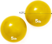 Trademark Innovations Weighted Toning Exercise Ball - Set of 2