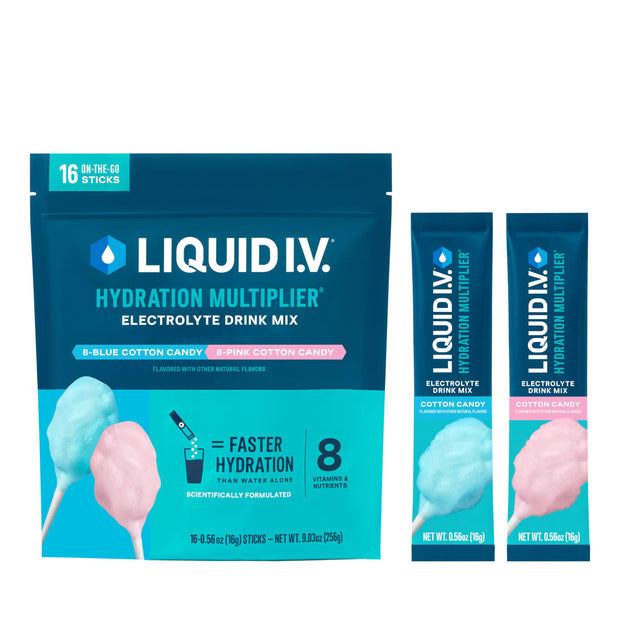 Liquid I.V.® Hydration Multiplier - Lemon Lime | Electrolyte Powder Drink Mix | 1 Pack (16 Servings)