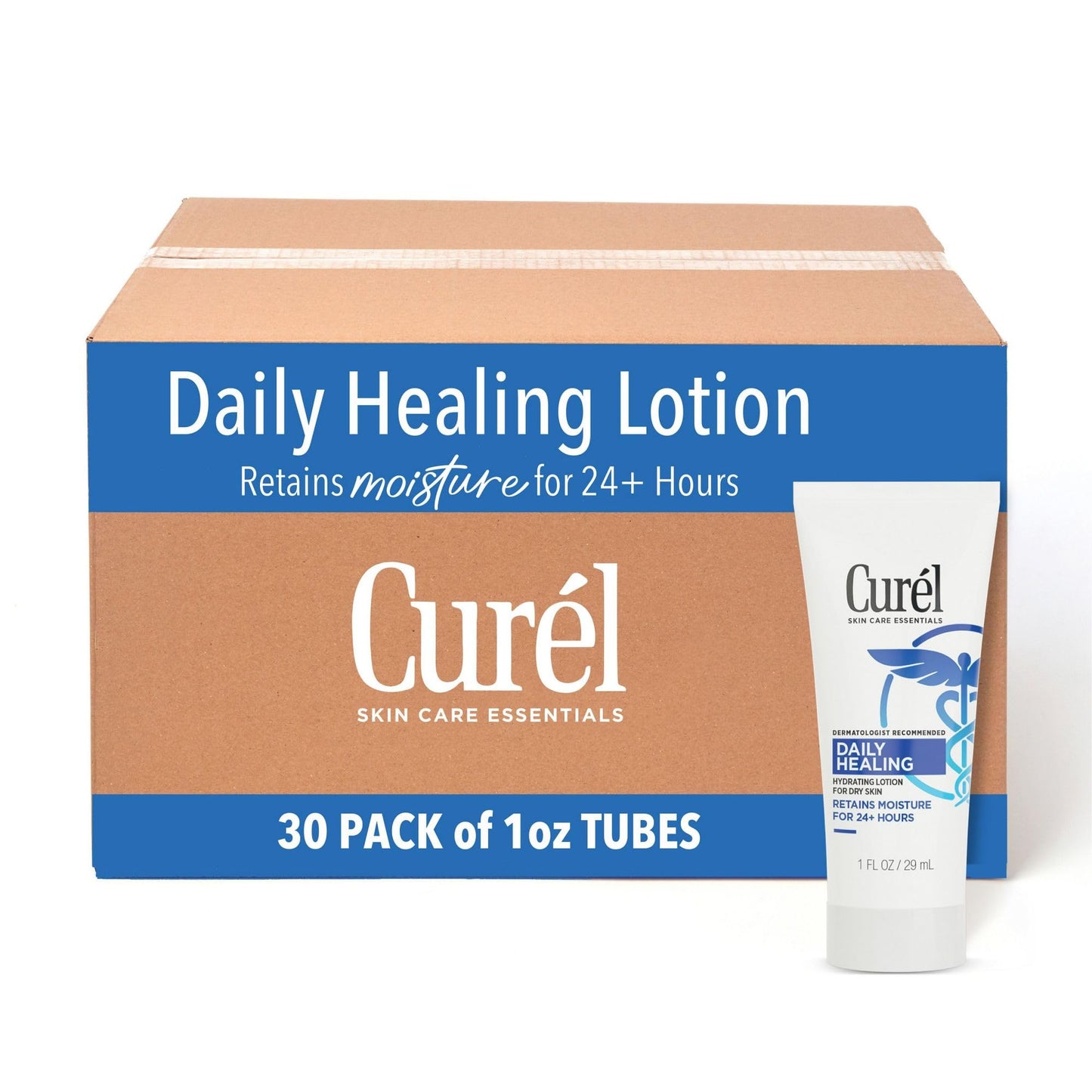Curel Daily Healing Body Lotion for Dry Skin, Hydrating Body Lotion with Advanced Ceramides Complex, Dermatologist Recommended, 13 Oz, Pack of 3