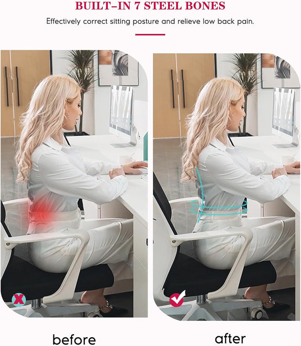 LODAY Waist Trainer Corset Shapewear Tummy Control Body Shaper Waist Cincher for Women Postpartum Belly Band Wrap