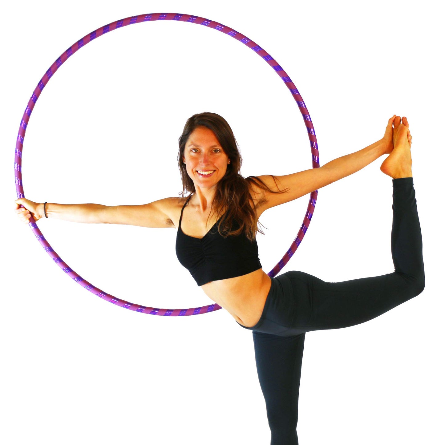 The Spinsterz Beginner Hoop: Weighted Fitness Hula-Hoop for Adults Weight Loss, Waist Exercise Ring for Cardio & Core, Multiple Sizes, Quality Hula Shaper for Beginners, Hand Made in USA