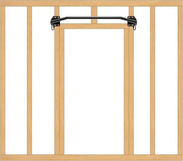 Kipika Heavy Duty Wall Mounted Doorway Pull Up Bar, Multifunctional Chin Up Bar, Portable Fitness Door Bar, Body Workout Home Gym System