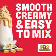 PB2 Performance Peanut Plant Based Vegan Protein Powder | 20g Complete Protein, No Added Sugar, Prebiotic Fiber | Dairy Free, Certified Vegan, Non-GMO, Gluten Free [Peanut w/Madagascar Vanilla, 2LB]