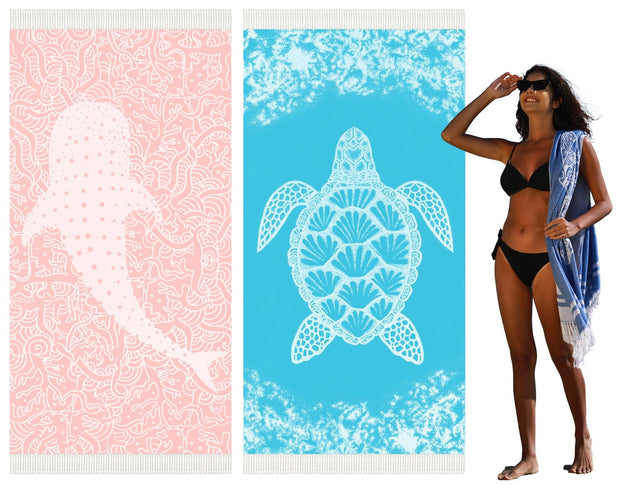 Thin Turkish Beach Towel Quick Dry Absorbent Cotton Lightweight Bath Pool Towels Extra Large Oversized Sand Free Beach Stuff Cloud Adults Gift