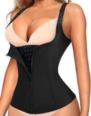 LODAY Waist Trainer Corset for Women Tummy Control Sport Workout Body Shaper Black