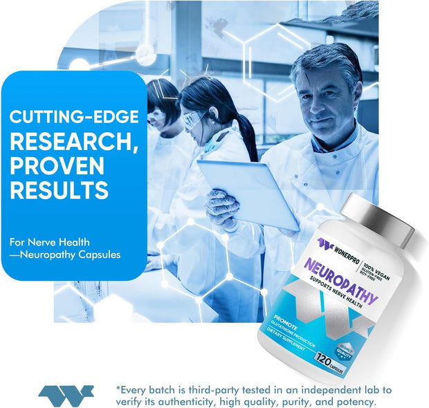 Nerve Savior for Neuropathy – 600 mg Alpha Lipoic Acid Supplement for Fingers, Hands, Toes & Feet – 120 Capsules