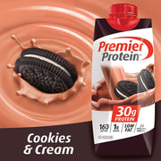 Premier Protein High-Protein Shake, Cookies & Cream, 132 Fl. Ounce .,, 132 Ounce ()