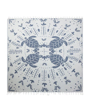 Sand Cloud Turkish Beach Towel - Sand Free - 100% Organic Turkish Cotton Yarn - Quick Dry Towel for Beach, Picnic, Blanket or Bath Towel - As Seen on Shark Tank - Marine Life (Whale Shark)