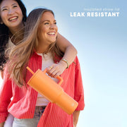 Simple Modern 40 oz Trek Tumbler with Handle and Straw Lid | Cup Holder Friendly Insulated Stainless Steel Travel Mug | Blue Dune