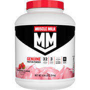 Muscle Milk Genuine Protein Powder, Chocolate, 1.93 Pounds, 13 Servings, 32g Protein, 2g Sugar, Calcium, Vitamins A, C & D, NSF Certified for Sport, Energizing Snack, Packaging May Vary
