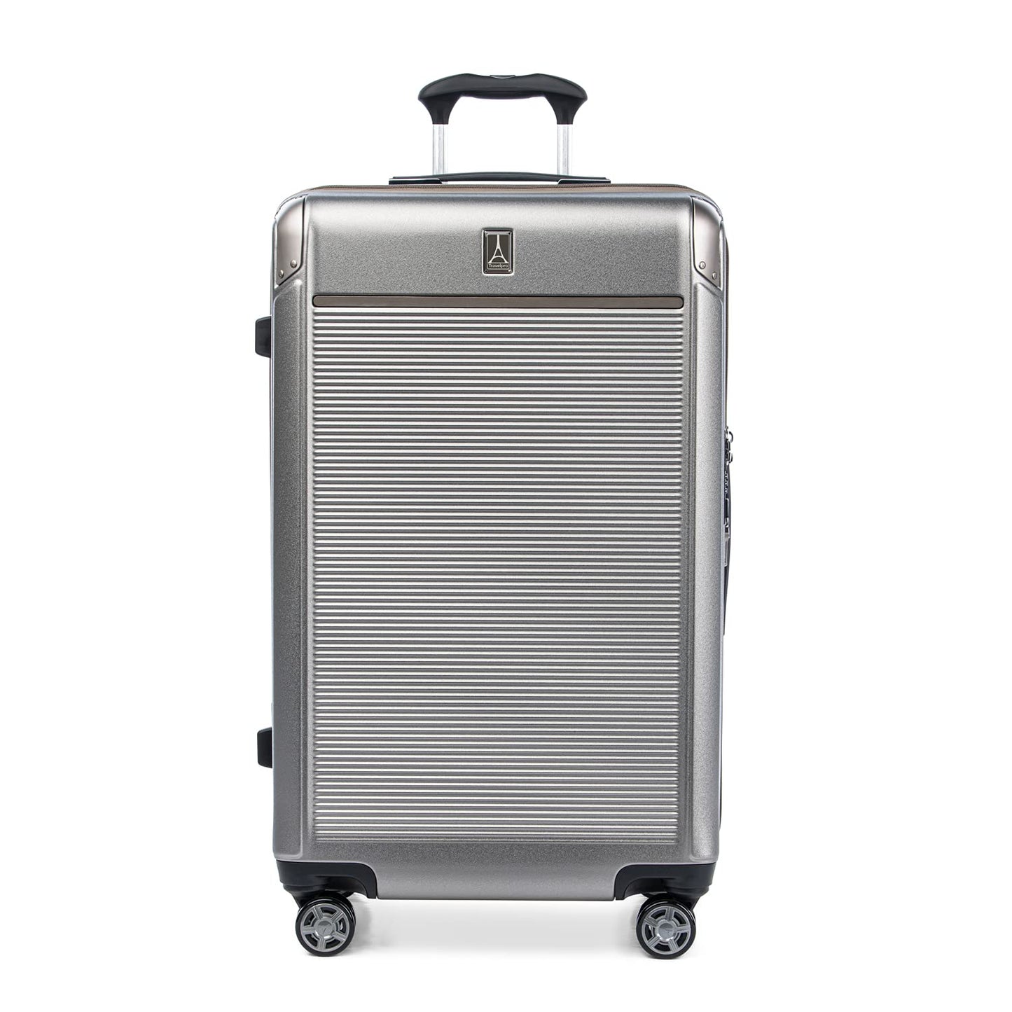 Travelpro Platinum Elite Hardside Expandable Checked Luggage, 8 Wheel Spinner, TSA Lock, Hard Shell Polycarbonate Suitcase, True Navy Blue, Checked Large 28-Inch