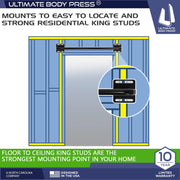 Ultimate Body Press Wall Mounted Doorway Pull Up Bar