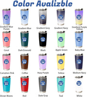 Personalized Bulk Stainless Steel Tumblers 20 oz - Set of 6/12/24/48 - Custom Photo Tumblers Bulk Packaging - Personalzied Tumbler with Logo & Text - Personalized Tumbler Wholesale