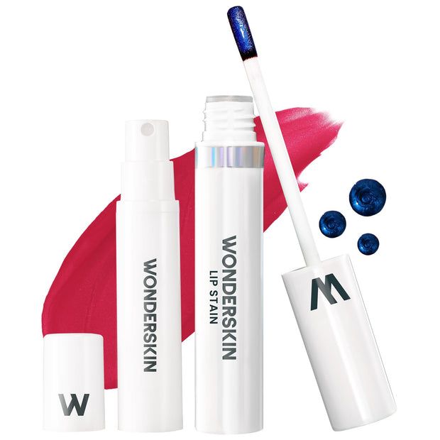 Wonderskin Wonder Blading Lip Stain Peel Off Masque - Long Lasting, Waterproof and Transfer Proof Nude Lip Tint, Matte Finish Peel Off Lip Stain (Whimsical Masque)