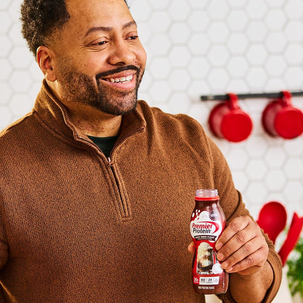 Premier Protein Shake, Limited Edition, Root Beer Float, 30g Protein, 1g Sugar, 24 Vitamins & Minerals, Nutrients to Support Immune Health, 11.5 fl oz, 12 Pack