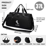 Marengo Gym Bag for Men & Women with Shoe & Wet Compartment - Duffle Bag for Travel, Sports, Fitness & Workout, gifts for men&women