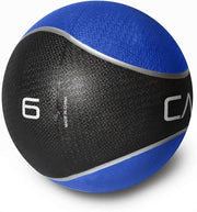 WF Athletic Supply Medicine & Exercise Ball - Durable Rubber & Consistent Weight Distribution; Comfort Textured Grip for Strength, Balance & Core Training, Multiple Choices Available