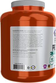 NOW Foods Sports Nutrition, Pea Protein 24 g, Fast Absorbing, Unflavored Powder, 7-Pound