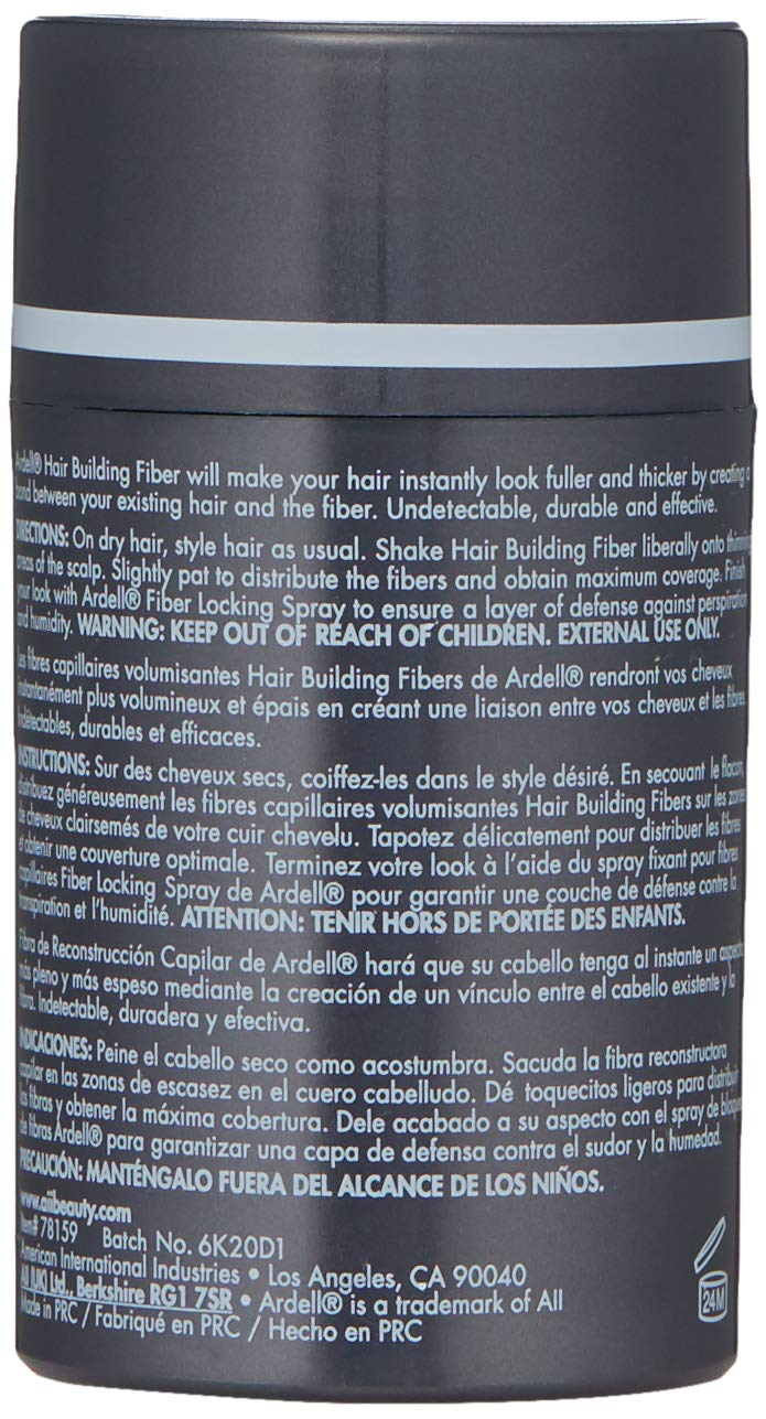 Ardell Hair Building Fiber - Hair Fibers for Thinning Hairs, Instant Fuller Hair for Men & Women, Hair Loss Concealer, Boosts Volume Instantly