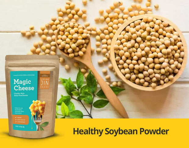 Vegan Magic Cheese Sauce (6oz powder makes 14oz), Cheddar Cheese Powder for Vegan, Plant-Based Cheese, Salty Crackers Dairy Free, Low Sodium