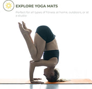 Sunshine Yoga 10-Pack Explore Yoga Mat, 68" x 24" Exercise Mat, 4mm Thick Non Slip Workout Mat, Anti-Tear Gym Mat, Bulk Yoga Mats for Home Workout or Studio