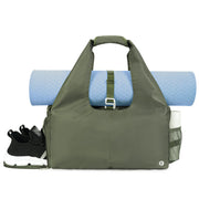 sportsnew Yoga Gym Bags for Women with Shoes Compartment & Wet Dry Storage Pockets & Adjustable Yoga Mat Holder, Patent Pending