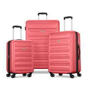 Westridge Hardshell Luggage Set - 3 Piece Set - 20" Carry-On, 24” & 28” Checked Luggage Set with 360° Spinner Wheels - Expandable Suitcases for Extended Travel - Durable ABS Shell - Black