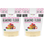 Wholesome Yum Premium Fine Blanched Almond Flour For Baking & More (16 oz / 1 lb) - Low Carb, Gluten Free, Non GMO, Keto Friendly Flour Substitute With Ground Almonds