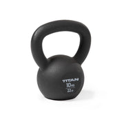Titan Fitness Cast Iron Kettlebell, Single Piece Casting, KG and LB Markings, Full Body Workout