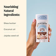 Jukebox Natural Deodorant and Soap Pack for Women–Coconut Dreamin'–Toasted Coconut, Sweet Spice, Citrus- 5 Pack