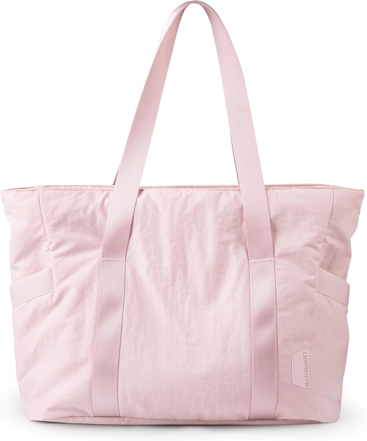 BAGSMART Tote Bag for Women with Zipper, Gym tote with Compartments, Work Tote Nurse Dance Yoga Bag for Travel