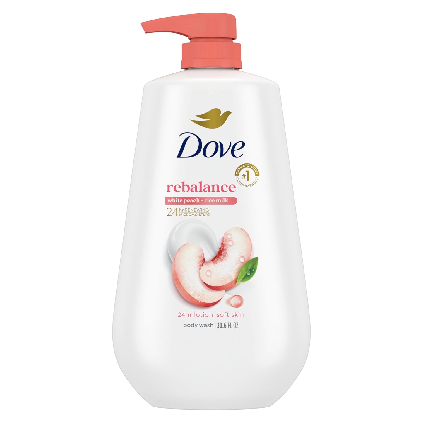 Dove Body Wash with Pump Pamper Shea Butter & Vanilla for 24hr Lotion-Soft Skin Moisturizing Skin Cleanser with No Sulfates No Parabens 30.6 oz