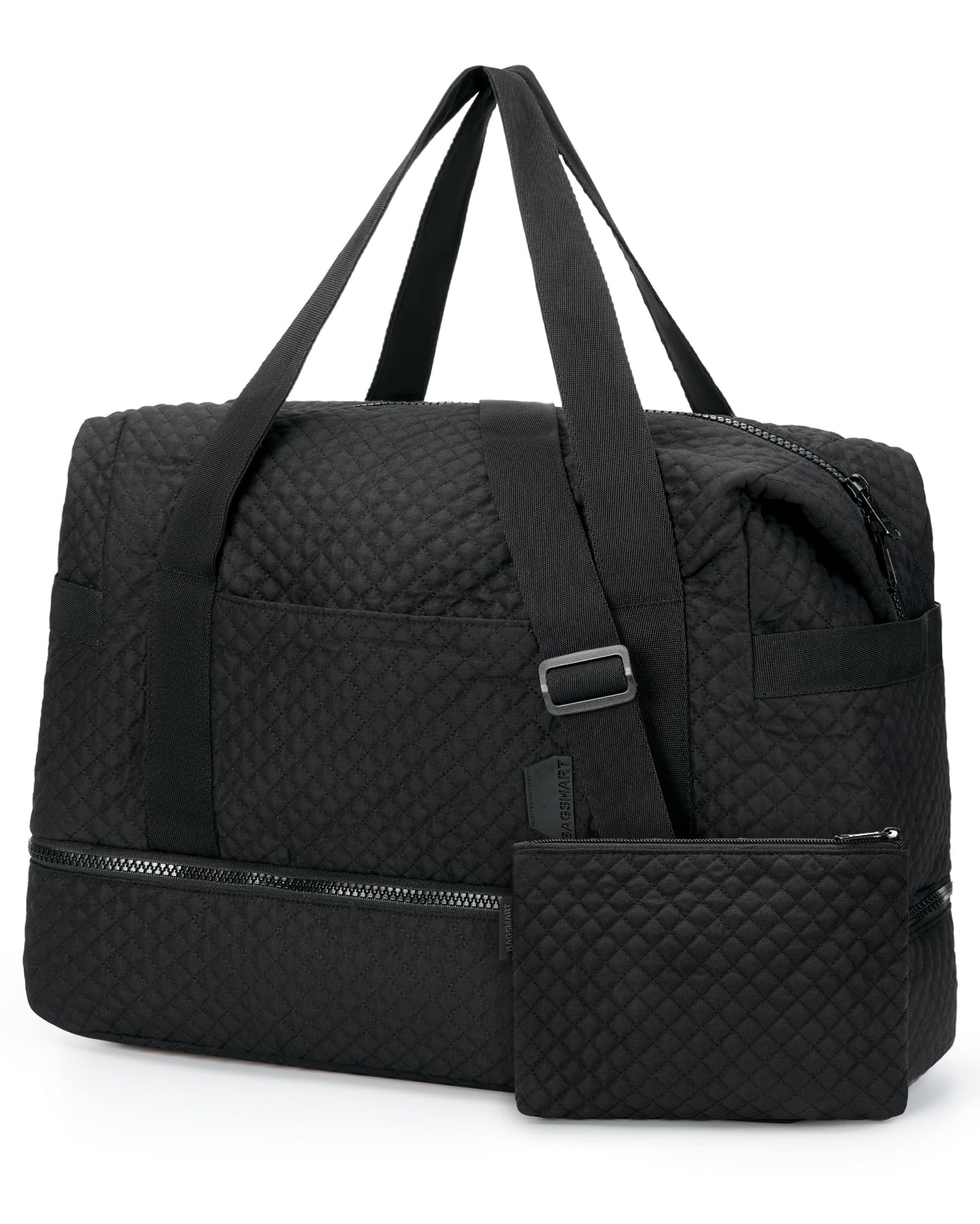 BAGSMART Large Gym Bag with Yoga Mat Buckle, Weekender Overnight Bag for Women, Travel Duffle Bag for Travel Essentials, Carry On Tote Bag Hospital Bag for Labor and Delivery