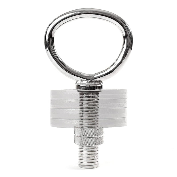 NewMe Fitness Adjustable Kettlebell Handle for Strength Training Kettlebells for Weight Plates - Home or Gym Workout- Ergonomic Design for a Comfortable, Non-Slip Grip