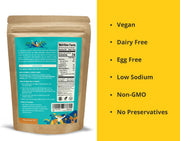 Vegan Magic Cheese Sauce (6oz powder makes 14oz), Cheddar Cheese Powder for Vegan, Plant-Based Cheese, Salty Crackers Dairy Free, Low Sodium