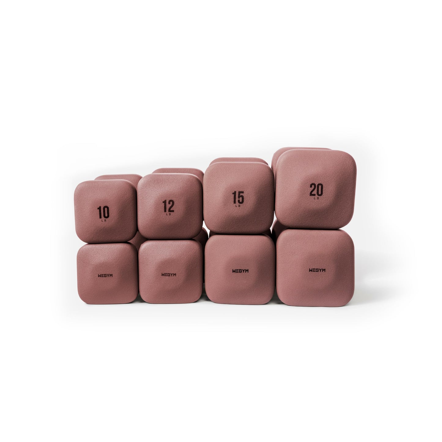 SafeGrip Dumbbells, Anti-Slip, Anti-Roll, Thick Handles, Free Weights, Square Dumbbells for Secure Workouts at Home, Weightlifting, and Personal Training