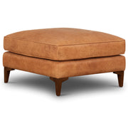 POLY & BARK Essex Sofa in Full-Grain Pure-Aniline Italian Tanned Leather in Cognac Tan