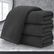 VOOVA & MOVAS Burgundy Towel Set - 100% Cotton | Lightweight | Soft | Quick Dry, 6 Piece Towel Set,2 Large Bath 30"x56", 2 Hand 18"x28", 2 Washcloths 13"x13", Towels Gift Set, Red Towels