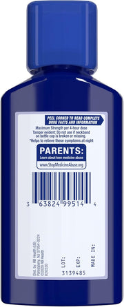 Mucinex Maximum Strength Fast-Max Cold & Flu and Nightshift, All-in-One Multi Symptom Relief Liquid, 6 Fl Oz - 2 Count (Pack of 1)