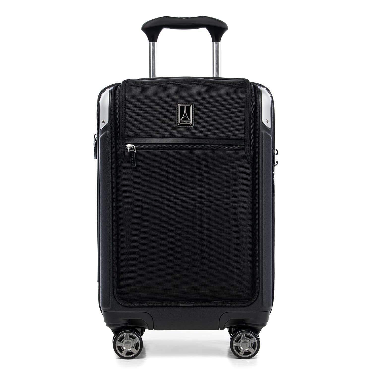 Travelpro Platinum Elite Hardside Expandable Checked Luggage, 8 Wheel Spinner, TSA Lock, Hard Shell Polycarbonate Suitcase, True Navy Blue, Checked Large 28-Inch