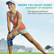 NEENCA Knee Brace for Knee Pain Relief, Medical Knee Support with Patella Pad & Side Stabilizers, Compression Knee Sleeve for Meniscus Tear, ACL, Arthritis, Joint Pain, Runner, Sport- FSA/HSA APPROVED