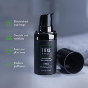 Tiege Hanley Eye Cream for Men | Reduces Dark Circles, Bags under Eyes, Puffiness & Crow’s Feet – Anti-Aging Under Eye Treatment, 0.5 oz