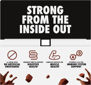 Oikos Protein Shake, Chocolate, 30g High Protein Drinks, Shelf Stable, Ready to Drink, 5g Prebiotic Fiber, 12 fl oz Bottle, 12 Count​