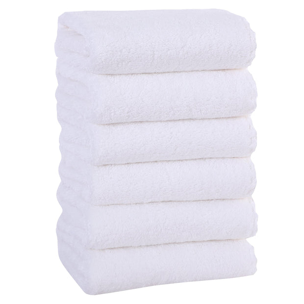 MOONQUEEN 6 Pack Premium Hand Towels - Quick Drying - Microfiber Coral Velvet Highly Absorbent Towels - Multipurpose Use as Hotel, Bathroom, Shower, Spa, Hand Towel 16 x 28 inches (Gray)