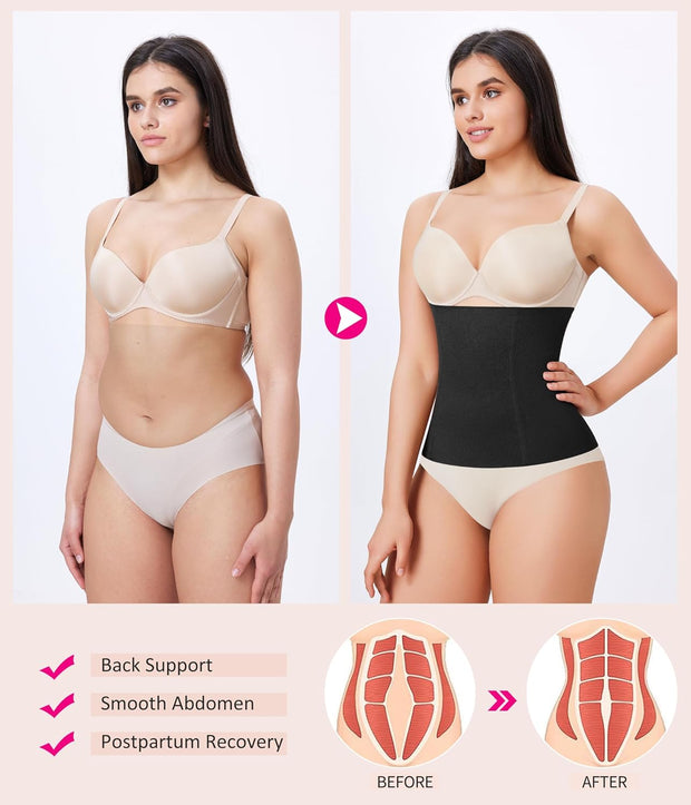 Nebility Womens' Waist Trainer Tummy Control Waist Cincher Slim Body Shaper