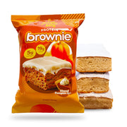 Prime Bites Protein Brownie from Alpha Prime Supplements | High Protein, Collagen Fortified Low Sugar Treat | Delicious Snack | 12 Bars per Box (Variety Pack)