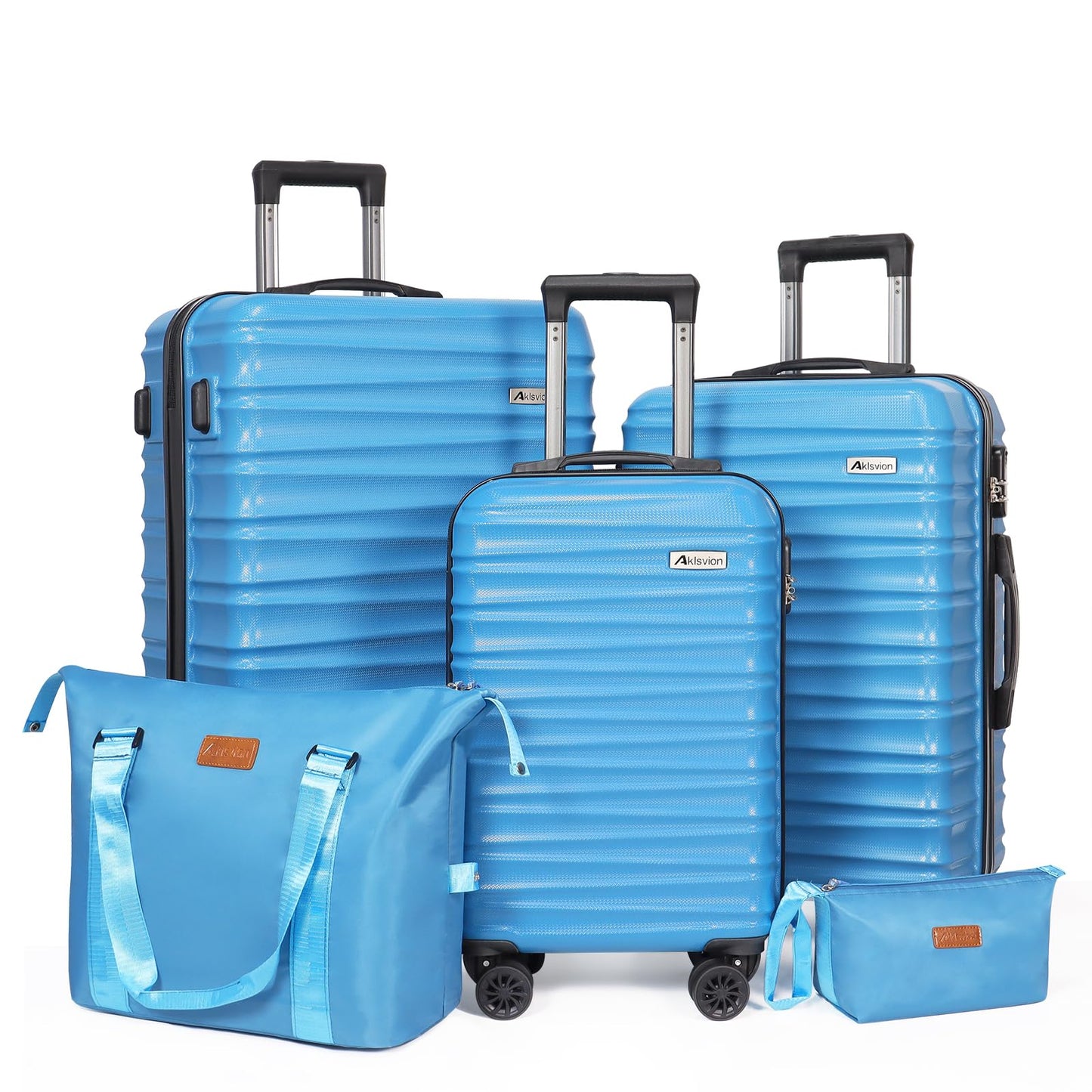 Luggage Set 3 Pieces (20/24/28) -Suitcase Set - Carry on Luggage with Wheels - Check-in Luggage - PC + ABS Durable Suitcase Rotating Silent Wheels Hardside Luggage with Spinner Wheels,3pcs (Pink)